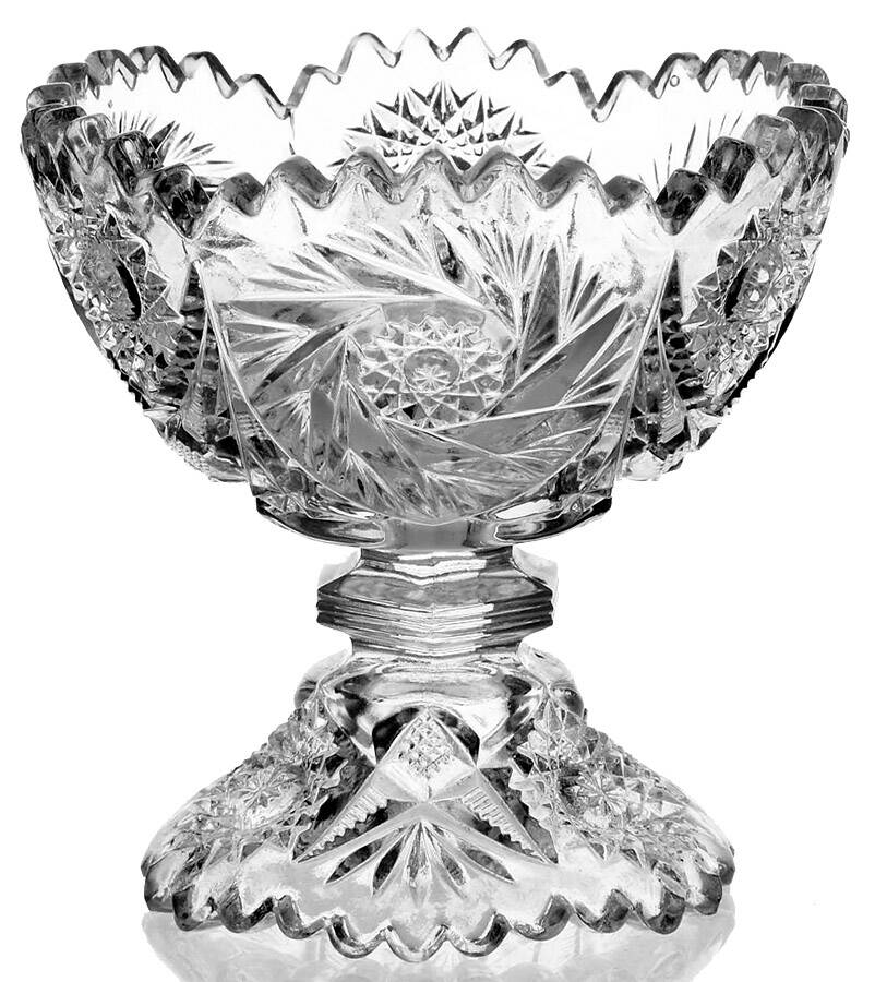555 Clear Open Jam/Jelly by Imperial Glass-Ohio-1
