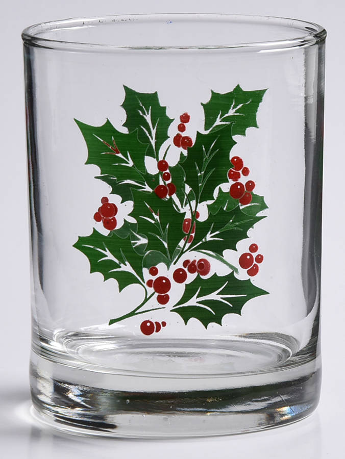 Holly 10 Oz Flat Tumbler by Indiana Glass-1