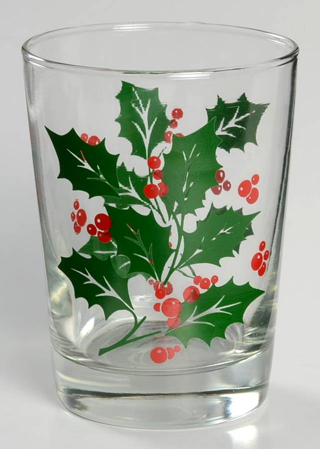 Holly 12 Oz Flat Tumbler by Indiana Glass-1