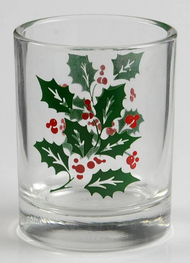 Holly Votive Candleholder by Indiana Glass-1