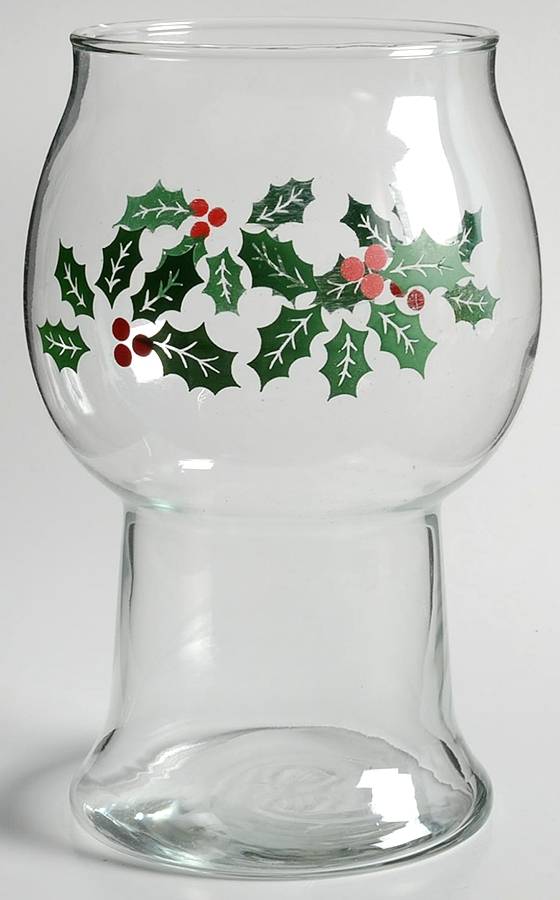 Holly Floating Candleholder by Indiana Glass-1