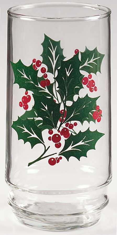 Holly 16 Oz Flat Tumbler by Indiana Glass-1