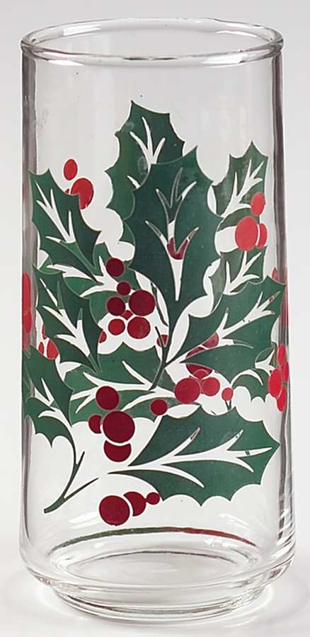 Holly 16 Oz Flat Tumbler by Indiana Glass-1