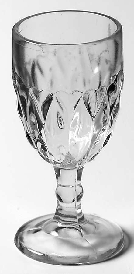 Shuttle Wine Glass by Indiana Glass-1