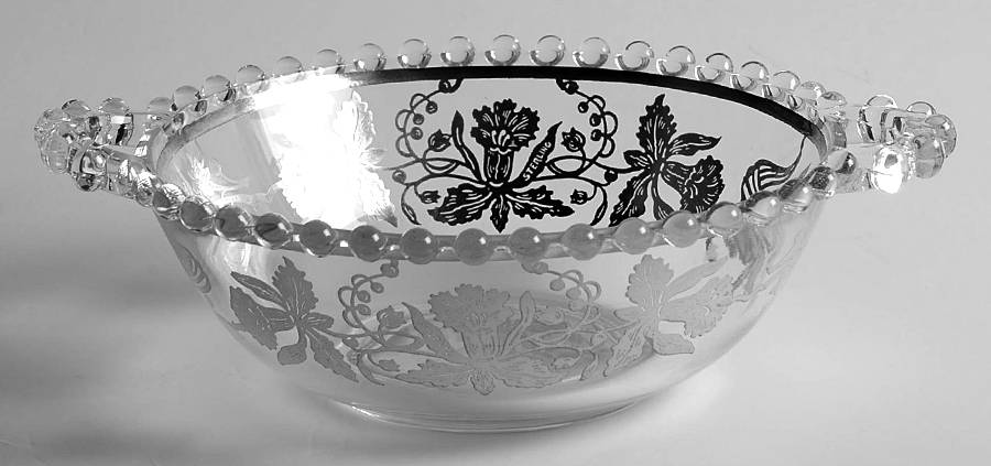 Candlewick Sterling Orchid Mayonnaise Bowl, Bowl Only by Imperial Glass-Ohio-1