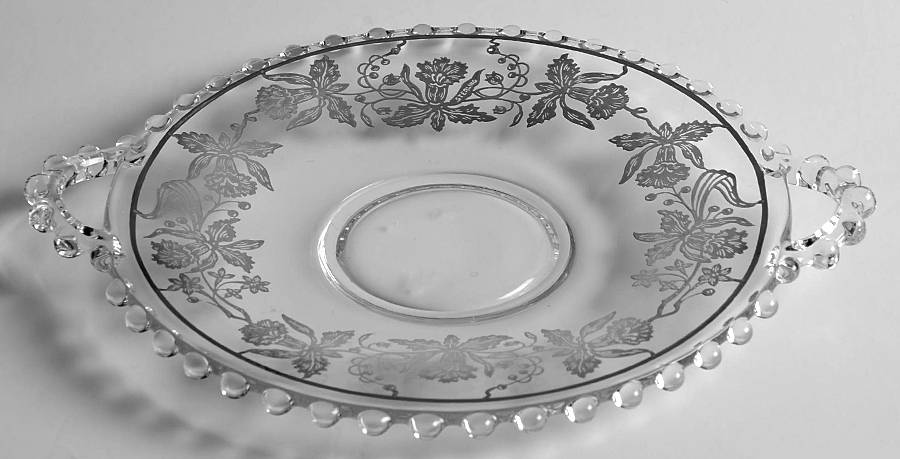 Candlewick Sterling Orchid Mayonnaise Underplate Only by Imperial Glass-Ohio-1
