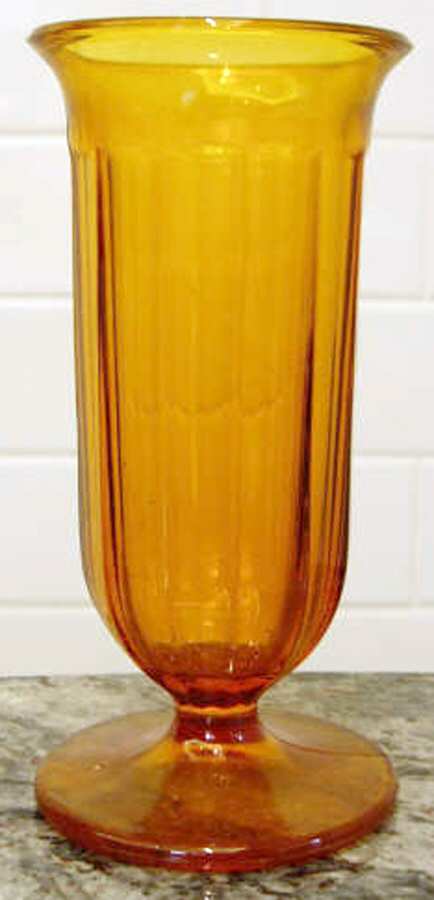 295 Amber Parfait by Indiana Glass-1