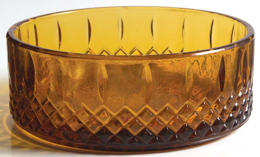 Princess Amber (Giftware) Candy Box No Lid by Indiana Glass-1