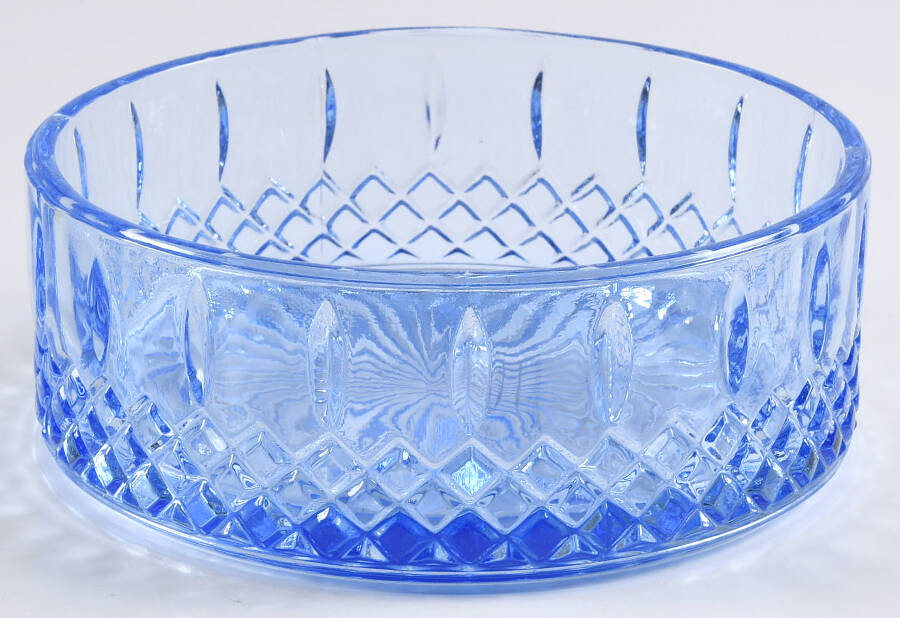 Princess Blue Candy Box No Lid by Indiana Glass-1