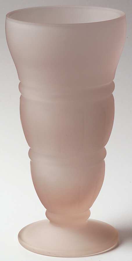 304 Pink Frosted 12 Oz Soda Tumbler by Indiana Glass-1