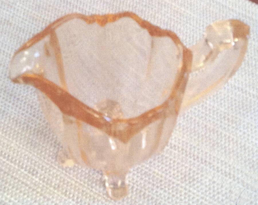 125 Pink Creamer by Indiana Glass-1
