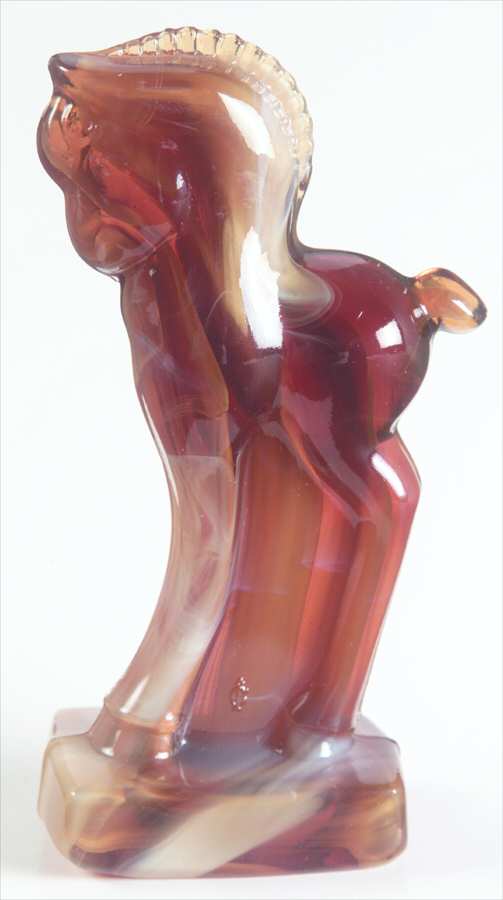 Heisey By Imperial Animals & Figurines Carmel Slag Standing Colt by Imperial Glass-Ohio-1