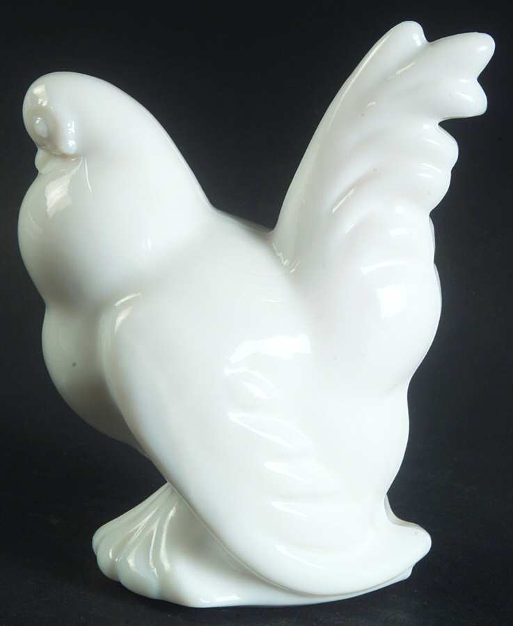 Heisey By Imperial Animals & Figurines Milk Glass Hen by Imperial Glass-Ohio-1