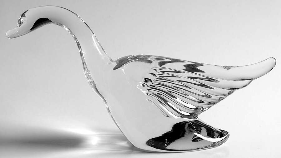 Heisey By Imperial Animals & Figurines Goose-Wings Half Up by Imperial Glass-Ohio-1