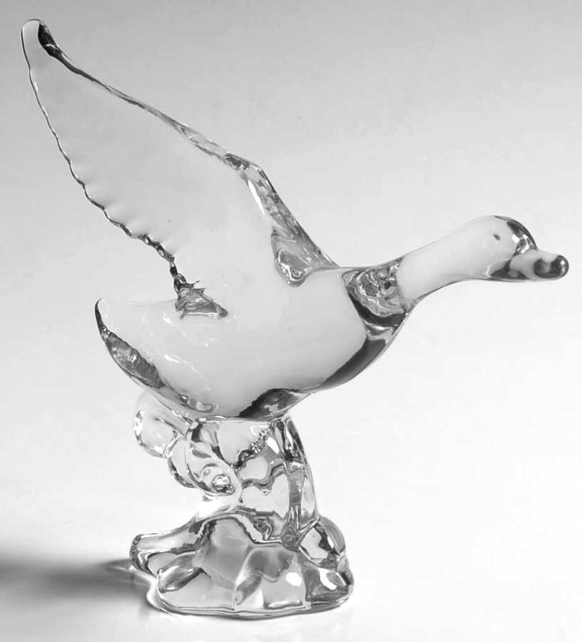 Heisey By Imperial Animals & Figurines Wings Half, Clear Mallard by Imperial Glass-Ohio-1