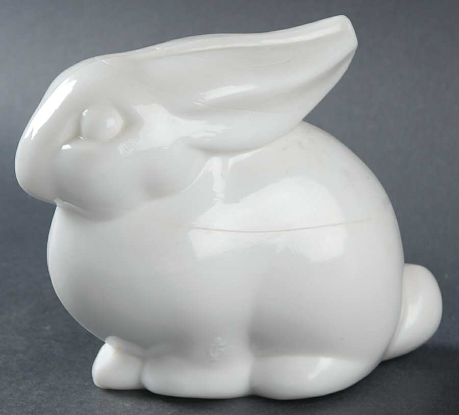 Heisey By Imperial Animals & Figurines Mother Rabbit-Milk Glass by Imperial Glass-Ohio-1