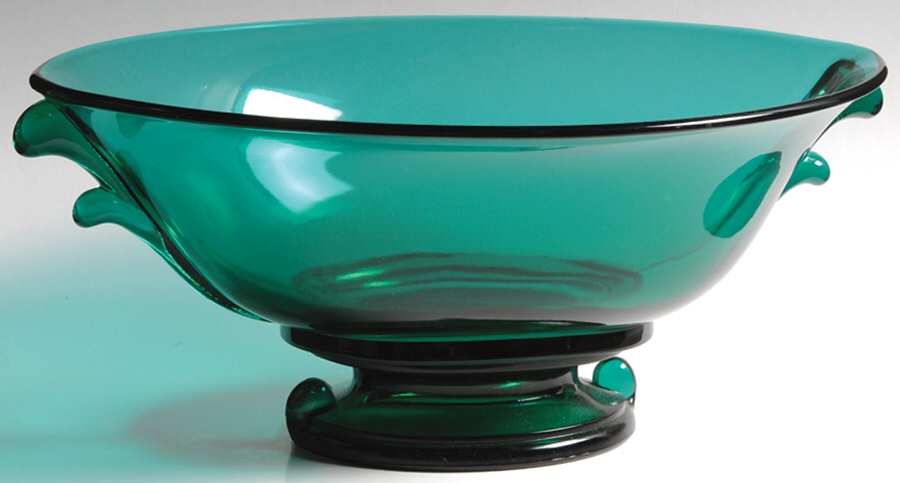 320 Nu Green 11" Console Bowl by Imperial Glass-Ohio-1