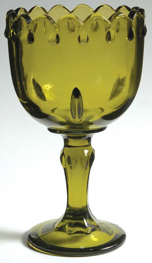 Teardrop Green Planter by Indiana Glass-1
