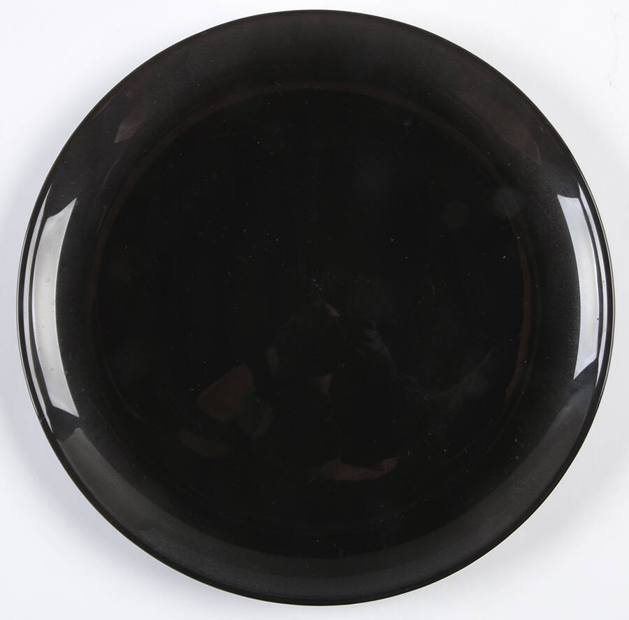 City Black Salad/Dessert Plate by Ikea Crystal-1
