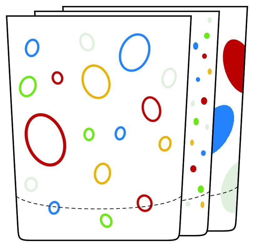 Godis Mix Dots (Multicolor) Flat Tumbler by Ikea Crystal-1