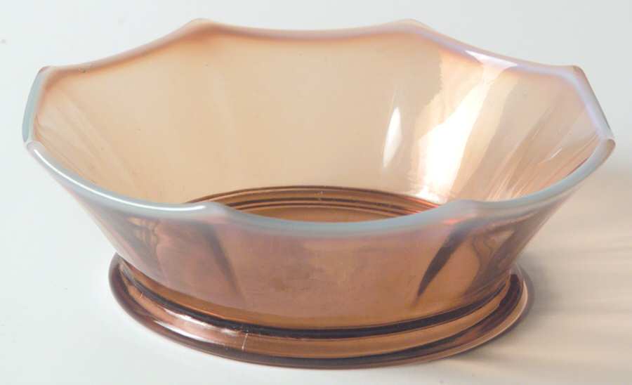 Molly Amber Opalescent Small Fruit Dessert Bowl by Imperial Glass-Ohio-1