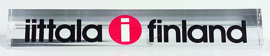 Advertising Signs Lucite Sign 1 by Iittala-1