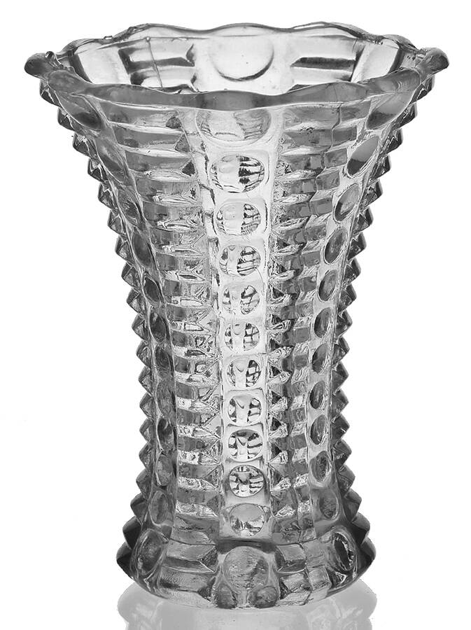 Mayflower Clear 5" Flower Vase by Indiana Glass-1
