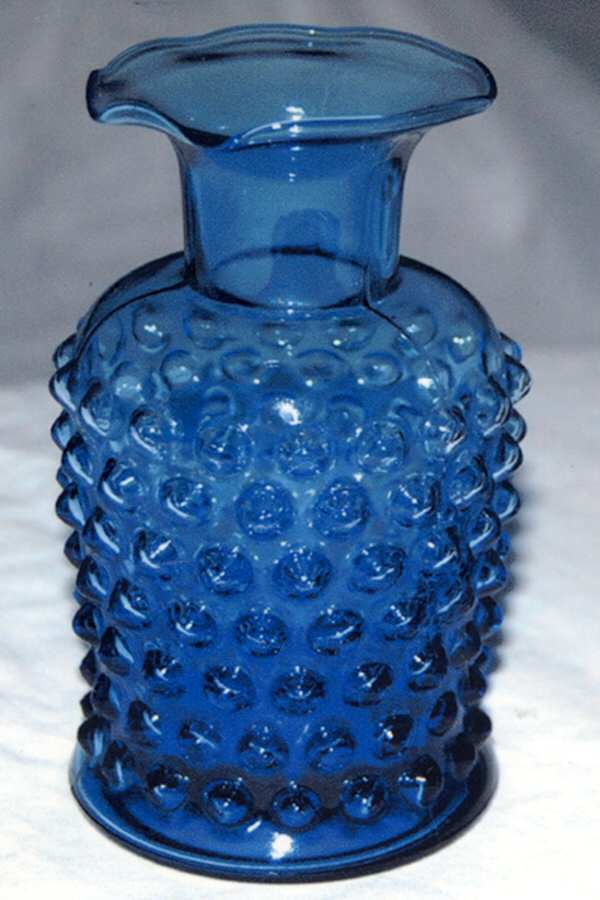 Hobnail Ultra Blue 4" Bud Vase by Imperial Glass-Ohio-1