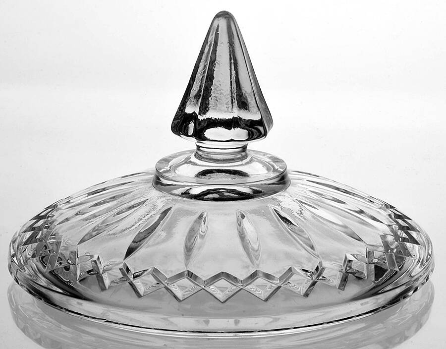 Princess Clear (Giftware) Lid for Candy Box by Indiana Glass-1