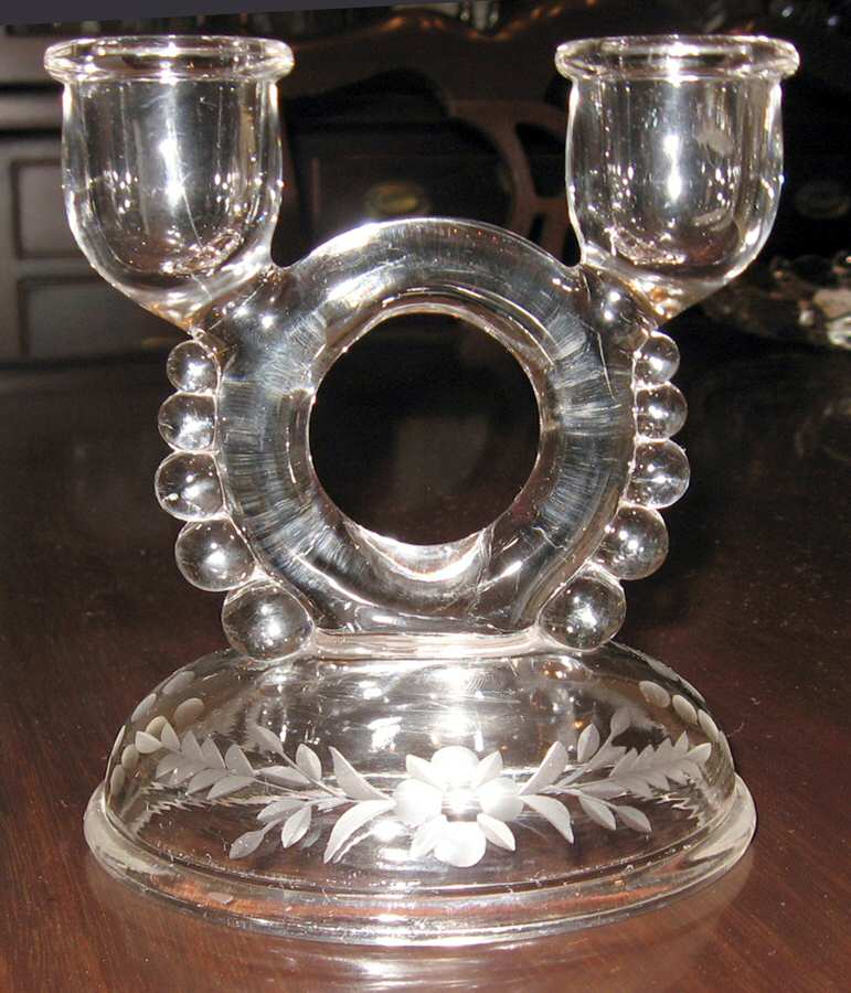 Belmont Hills (Stem #3400) Double Light Candlestick by Imperial Glass-Ohio-1
