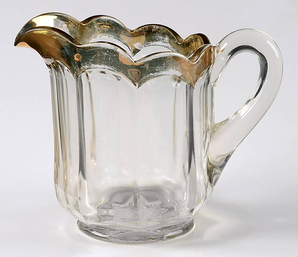 253 Gold Creamer by Indiana Glass-1