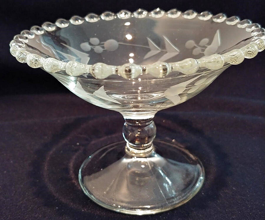 3400-12 Round Compote (Height X Width) by Imperial Glass-Ohio-1