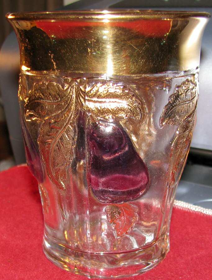 Bosc Pear Flat Tumbler by Indiana Glass-1