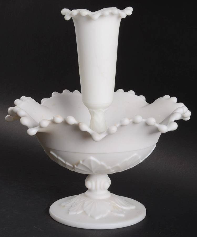 Candlewick Doeskin Epergne Vase by Imperial Glass-Ohio-1