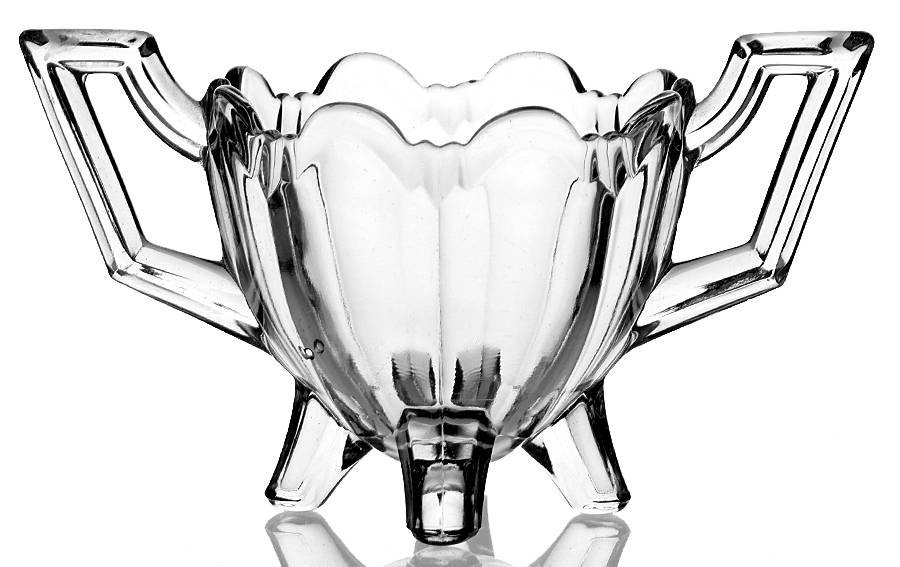 125 Clear Open Sugar by Indiana Glass-1