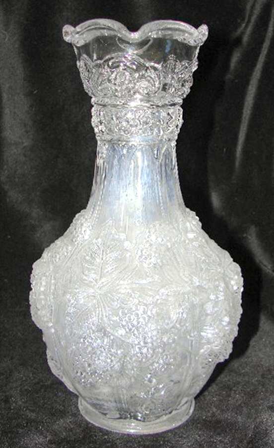Loganberry Clear 10" Flower Vase by Imperial Glass-Ohio-1