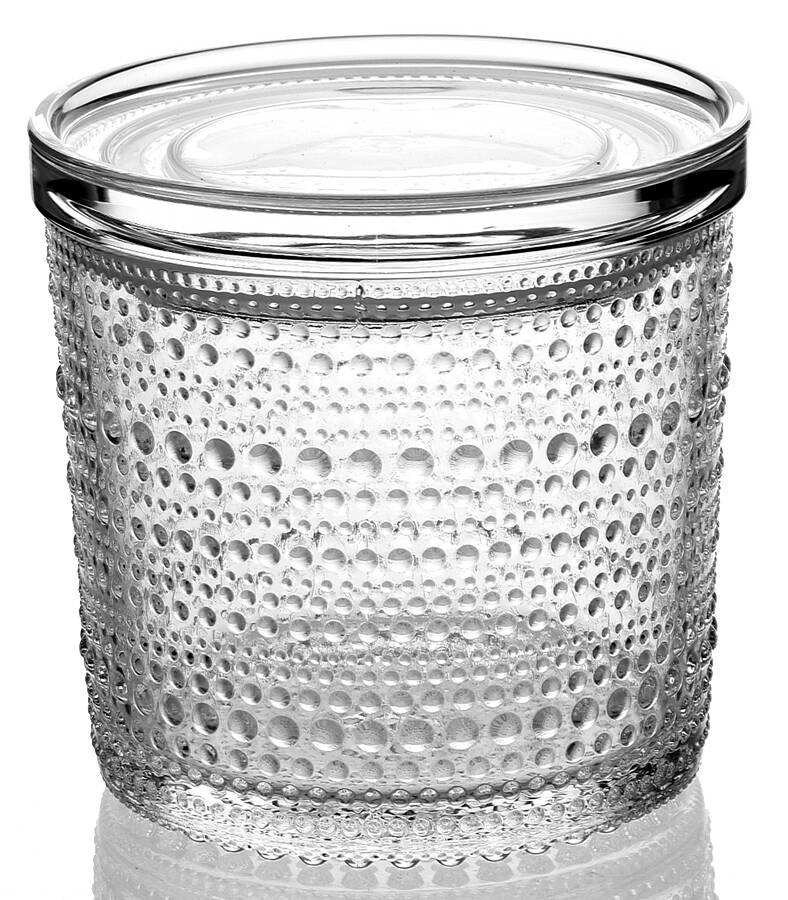 Kastehelmi Clear 4" Storage Jar & Lid by Iittala-1