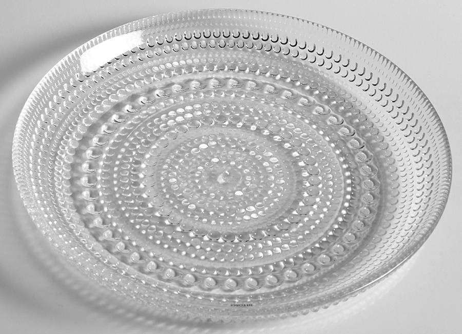 Kastehelmi Clear Bread & Butter Plate by Iittala-1