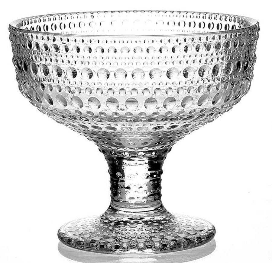 Kastehelmi Clear Dessert-Footed by Iittala-1