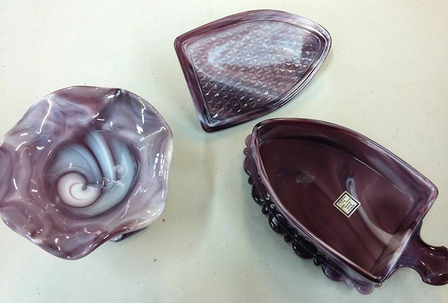 Flat Iron Lid for Candy Dish by Imperial Glass-Ohio-1