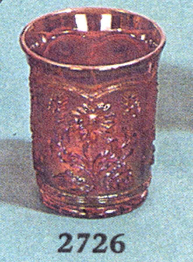 494 Sunset Ruby 9 Oz Flat Tumbler by Imperial Glass-Ohio-1