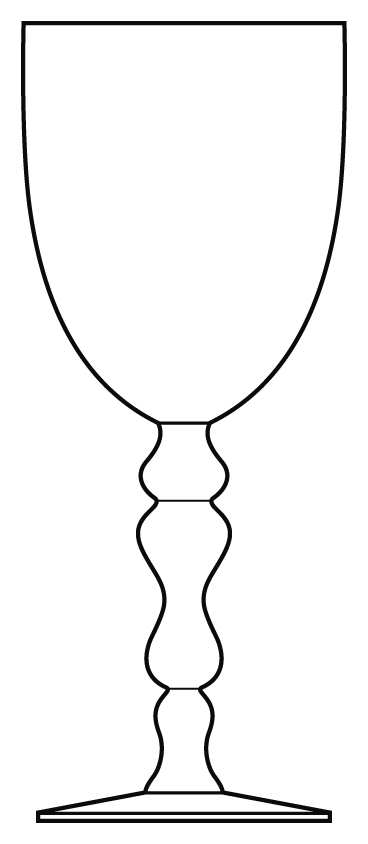 Vintage Water Goblet by Impulse-1