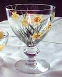 Daffodil Water Goblet by Imperial Glass-Ohio-1