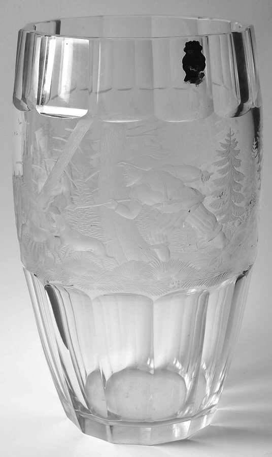 IC6 12" Flower Vase by Imperial Crystal (Import)-1