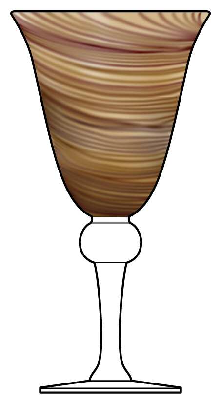 Topaz Wine Glass by Impulse-1