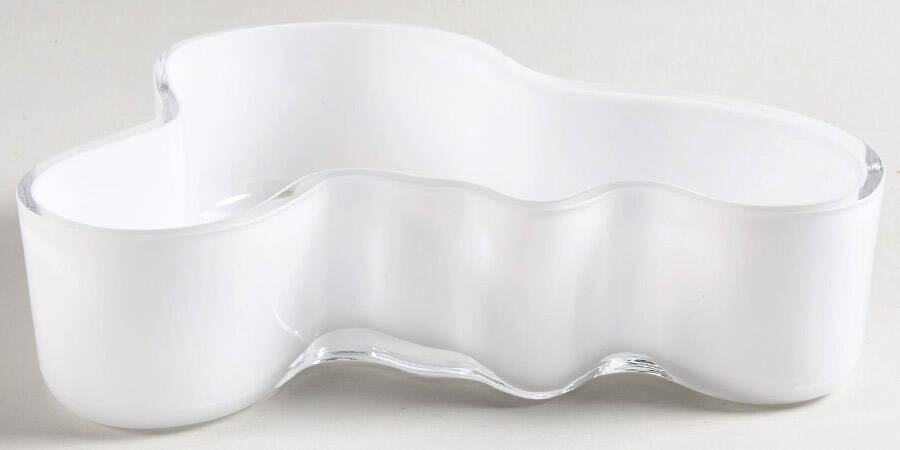 Alvar Aalto White 7" All Purpose Bowl by Iittala-1