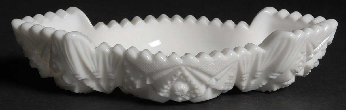 212 Milkglass Olive Dish by Imperial Glass-Ohio-1