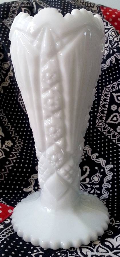 212 Milkglass 6" Bud Vase by Imperial Glass-Ohio-1