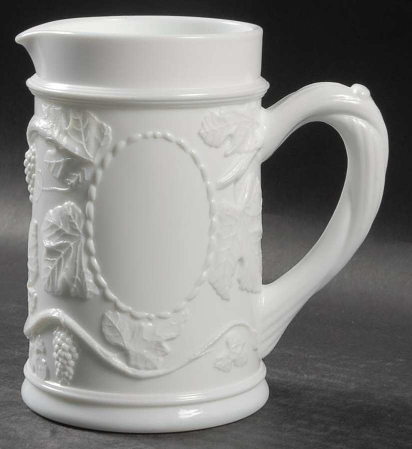 ING11 Milkglass 12 Oz Pitcher by Indiana Glass-1