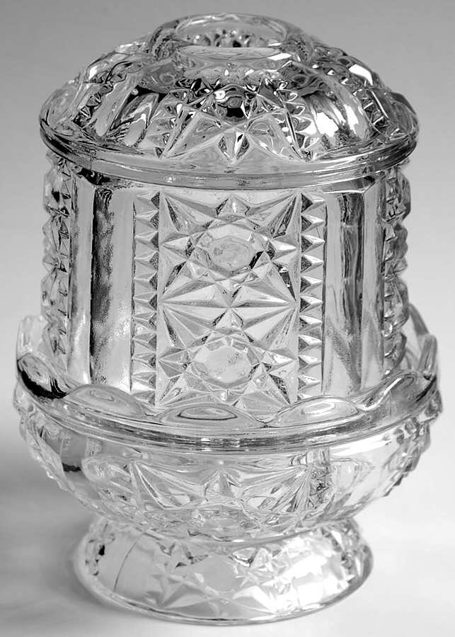 ING7 Clear (2 Piece) Fairy Lamp by Indiana Glass-1
